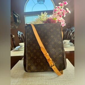 Authentic Louis Vuitton Monogram Musette Salsa Shoulder Bag